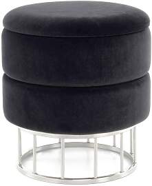 HOCKER Hocker rund in Schwarz