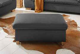 Hocker HOME AFFAIRE "Bergamo", grau,