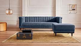 Hocker HOME AFFAIRE "Chamby", blau
