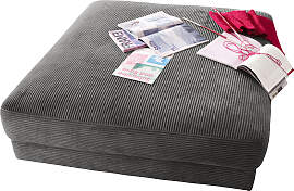 Hocker HOME AFFAIRE "Enisa", grau