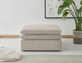 Hocker HOME AFFAIRE "PIAGGE", beige