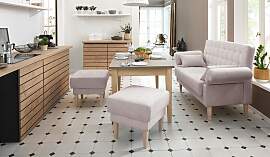 Hocker HOME AFFAIRE "Scalea", beige