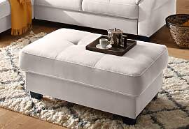 Hocker HOME AFFAIRE "Solvei", beige