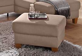 Hocker HOME AFFAIRE "Texel", beige