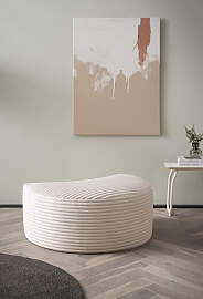 Hocker "Isalie, in modernen Farben und