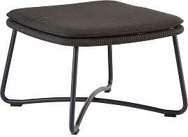 Hocker Kuta - Aluminium, inkl. Kissen