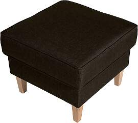 Hocker Lorris Braun Flachgewebe