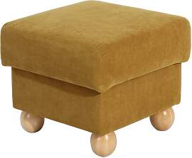 Hocker Malmö Veloursstoff mais