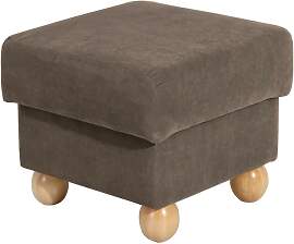 Hocker Malmö Veloursstoff sahara