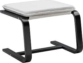 Hocker Manu II in Creme/Schwarz