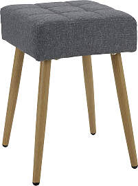 Hocker OTTO HOME "Louise", grau
