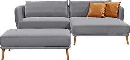 Hocker "Pearl", grau, B:125cm H:45cm