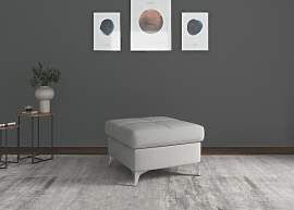 Hocker SIT & MORE "Baviene", silber, 