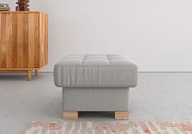 Hocker SIT & MORE "Quincy", silber,