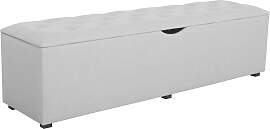 Hockerbank HOME AFFAIRE "Knobbed", grau