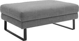 Hockerbank "Spin", grau (platin),