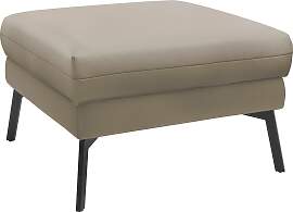 Hockerbank "Spin", grau (taupe), B:74cm