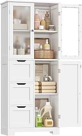 HOCSOK Badezimmerschrank Hoch, Badschrank