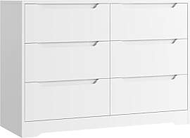 HOCSOK Kommode mit 6 Schubladen, Sideboard