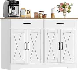 HOCSOK Sideboard, 120cm Breit Küchenschrank mit