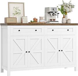 HOCSOK Sideboard, 140 cm Breit Küchenschrank mit