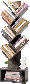 Hoctieon Bücherregal Baumform mit Schublade,