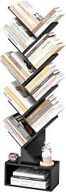 Hoctieon Bücherregal Baumform mit Schublade,