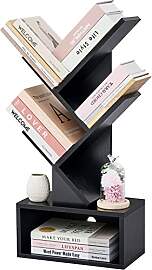 Hoctieon Bücherregal Baumform mit Schublade,