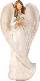 Hodao 22,6 cm große Betende Engel-Skulptur aus