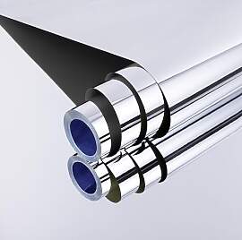 Hode Spiegelfolie Selbstklebend Silber 40x1000cm,
