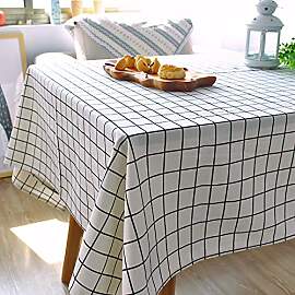 Hodeacc Karierte Tischdecke,