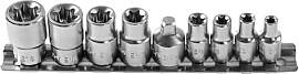 HÖGERT TECHNIK Steckschlüsselsatz 9tlg 1/4" 