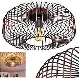 HOFSTEIN Deckenleuchte Wemude, runde Deckenlampe