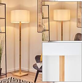 HOFSTEIN Stehleuchte Flemming, Stehlampe aus Holz