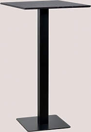 Hohe Quadratische Bartischplatte 60x60 Cm Aus