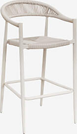 Hoher Gartenhocker 75 Cm Aus Aluminium Und