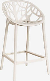 Hoher Gartenhocker Aus Polypropylen Ores Beige