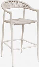 Hoher Hocker 75 Cm Aus Aluminium Und Synthetischem 
