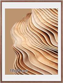 HOHIYO 18X24 Zoll Foto Bilderrahmen, Eiche Holz