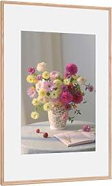 HOHIYO Premium Bilderrahmen Eiche DIN A2 (42x59,4