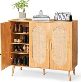 HOKEEPER Schuhschrank aus Holz, Schmaler