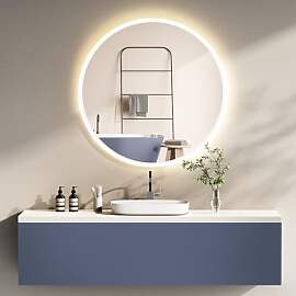 HOKO Antibeschlag LED Badspiegel rund 60 cm Dublin 