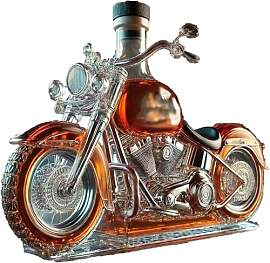 HoldOneLight 300 ml 3D-Motorrad-Whiskey-Dekanter