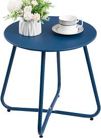 HollyHOME Beistelltisch Outdoor Balkontisch Klein