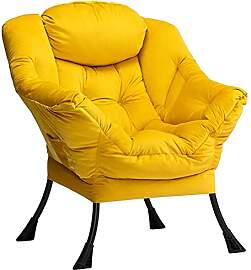 HollyHOME Sessel Wohnzimmer Ohrensessel Samt