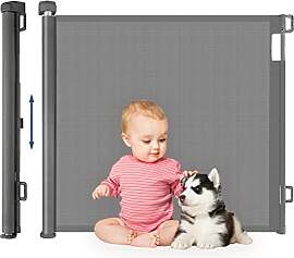 HollyHOME Treppenschutzgitter Ausziehbar 0-180cm,