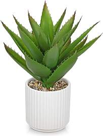 Hollyone 30cm Künstlich Agave Pflanze