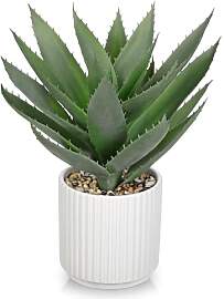 Hollyone 30cm Künstlich Agave Pflanze