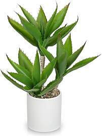 Hollyone 43cm Künstlich Agave Pflanze