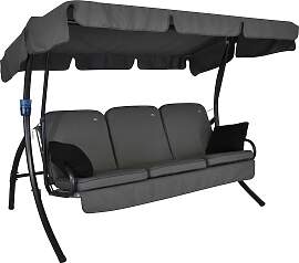 Hollywoodschaukel "Comfort Style", grau